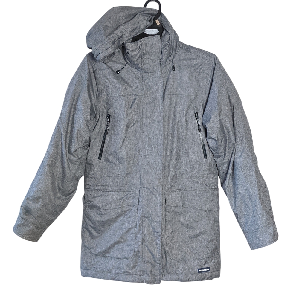 Lands' End Women's Insulated Squall Parka Jacket Size XS 2-4
